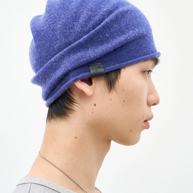 에프터프레이 로우컷 캐시미어 비니　퍼플