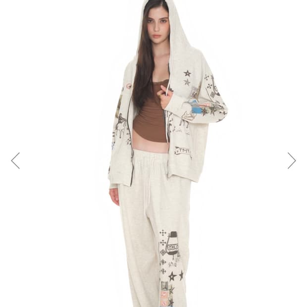 투머치택스 셋업 후드집업 팬츠