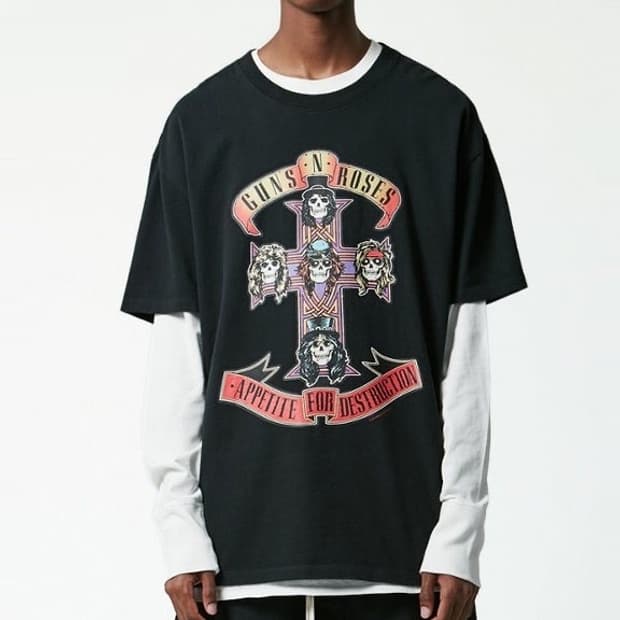 [S] 피어오브갓 건즈앤로지스 반팔