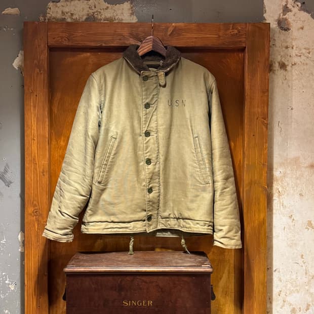 오리지널 USN N-1 Deck Jacket (40)