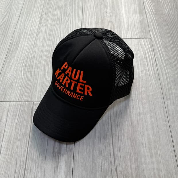 [OS] 폴 카터 메쉬 트러커 캡 블랙