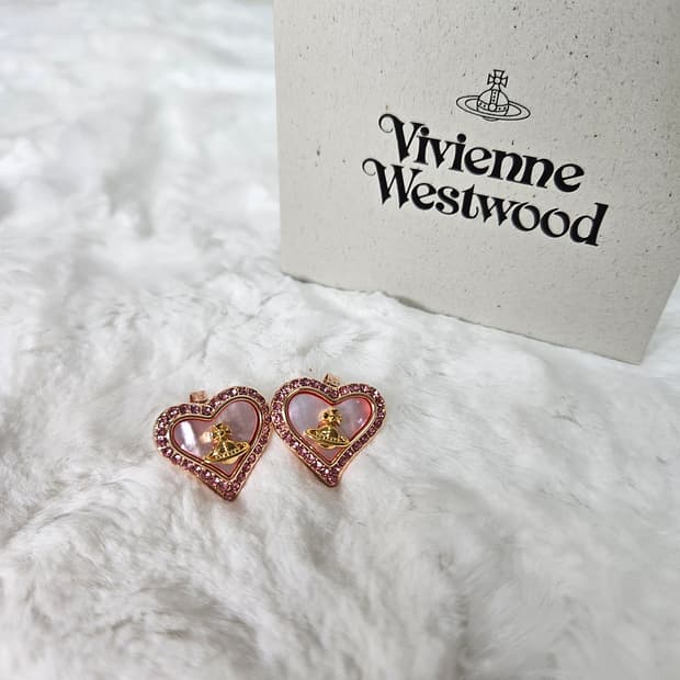 비비안웨스트우드 페트라 이어링 핑크골드