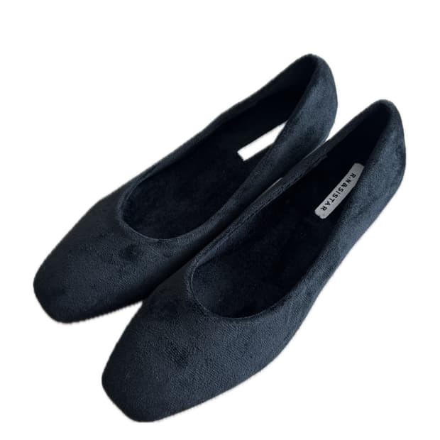 r.n&sistar 플랫 스웨이드 구두