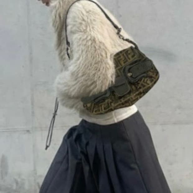 펜디 주카 숄더백  빈티지