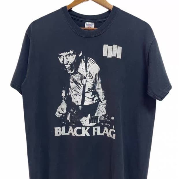 빈티지 00s Black Flag 티셔츠