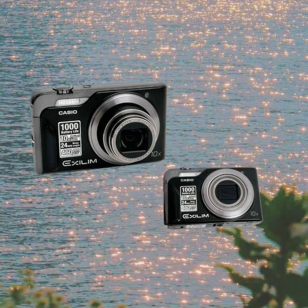 메이크업모드!) 카시오 엑슬림 h15 Exilim 빈티지 디카