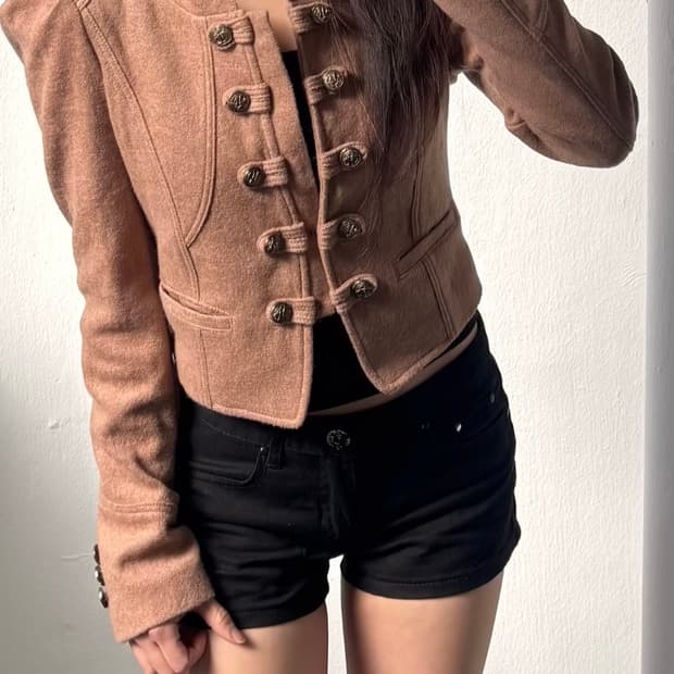 Vintage Brown Short Jacket 