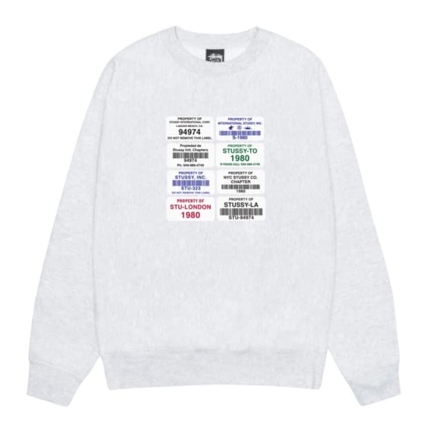 스투시 코드 맨투맨