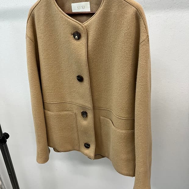 여) SJ 캐시미어 블렌드 하프코트 