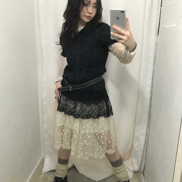 블랙 모리 레이어드 세트 🤍