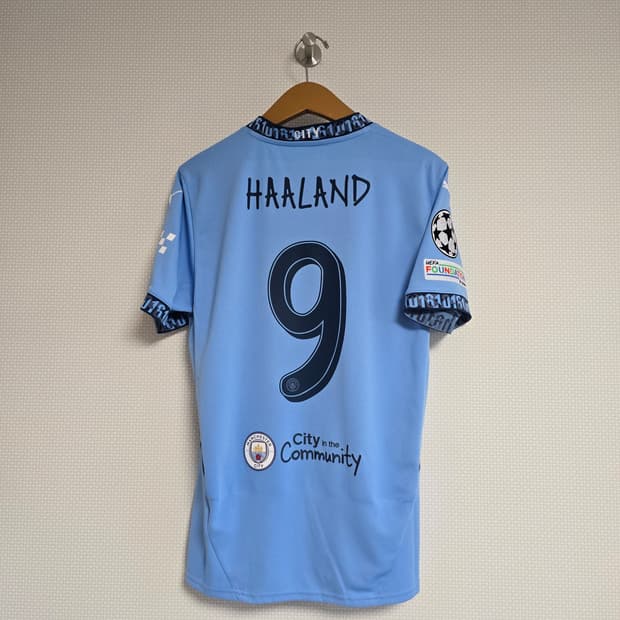 24-25 맨체스터 시티 홈 유니폼 엘링 홀란드