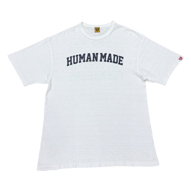 휴먼메이드 그래픽 프린팅 반팔티 화이트