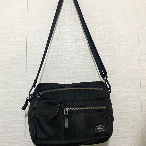 포터 블랙 크로스백