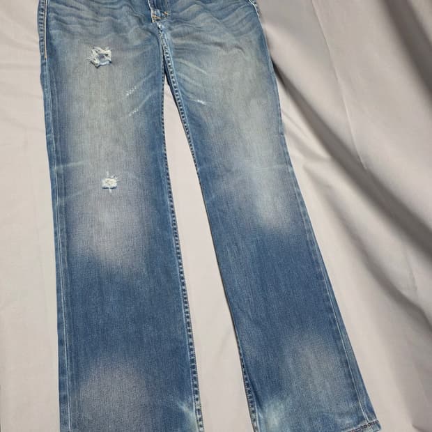 리바이스 504 데미지 워싱 빈티지데님  [W34L34]