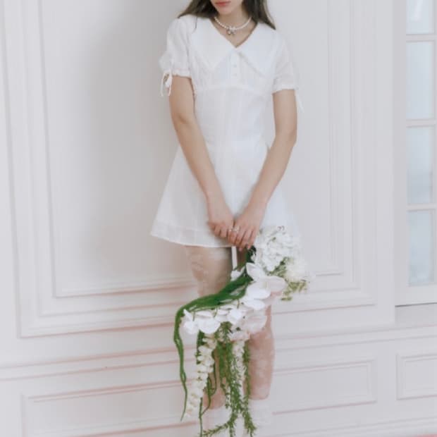 민네(minne) 에이프릴 리본 원피스