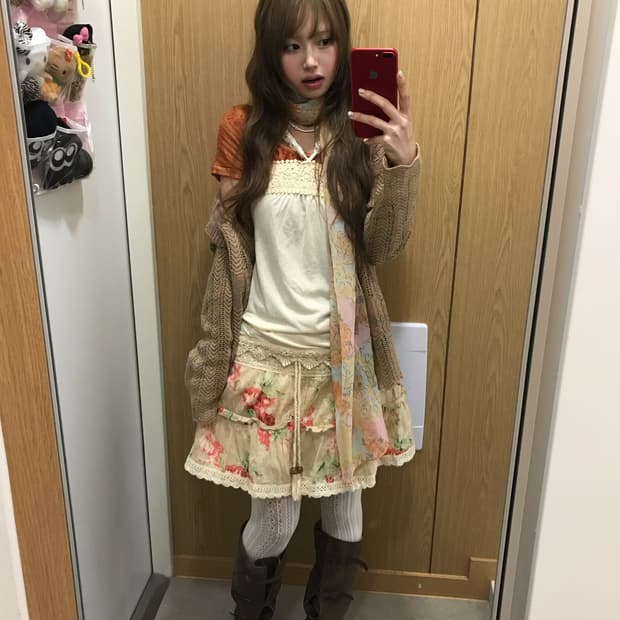 엑시즈팜 로즈 레이스 페어리 하구미 코디세트