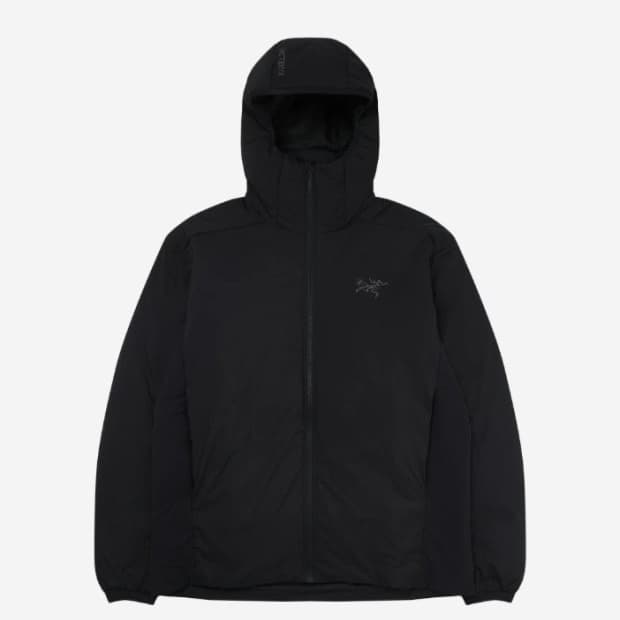 아크테릭스 아톰 SV 후디 블랙 M