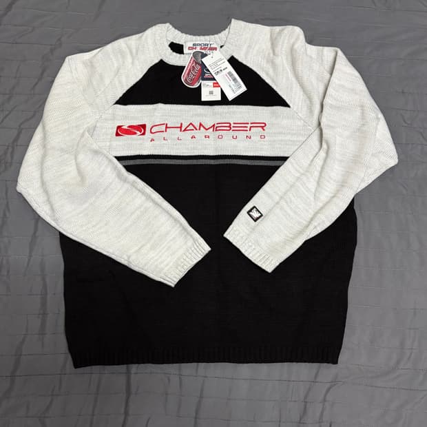 스포츠챔버 [코카콜라] 스웨터(블랙)