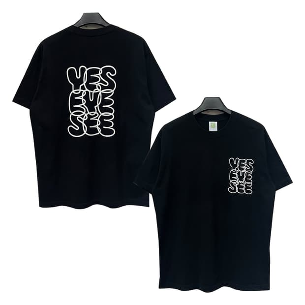 예스아이씨 백로고 반팔티 L