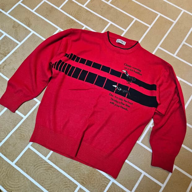 까스텔바작  italy mode 90's 빈티지 니트 