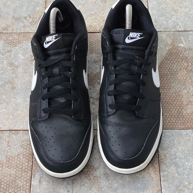 (280)나이키 덩크 로우 레트로 블랙 화이트 