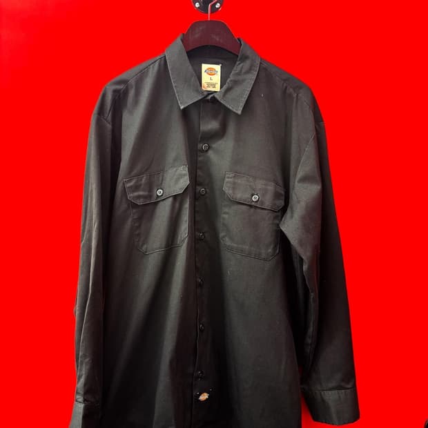 Dickise 딕키즈 블랙 긴팔 셔츠