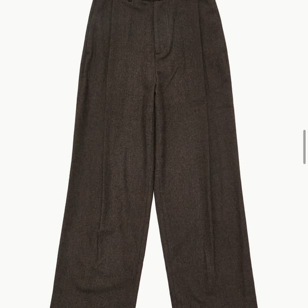 아모멘토 울 마틴 팬츠 브라운 M사이즈 판매