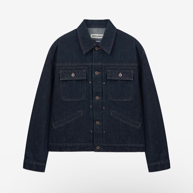 인사일런스 TYPE-2 트러커 자켓 RINSED L사이즈