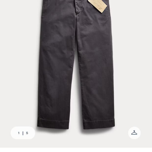 RRL 가먼트 다이 헤링본 필드 팬츠 30x32