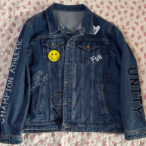 데님 트러커 자켓