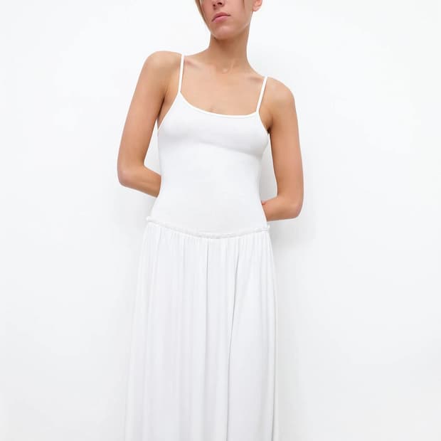 Gimaguas Gota maxi dress (white)