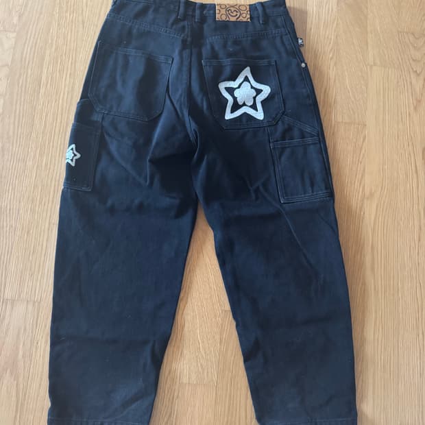 스타팀 팬츠 블랙 30