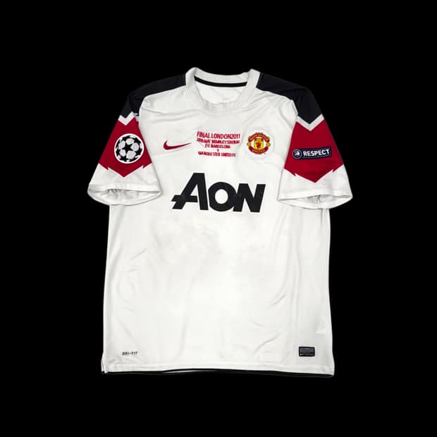 나이키 10 11 맨유 맨체스터 유나이티드 어웨이 박지성 결승 유니폼