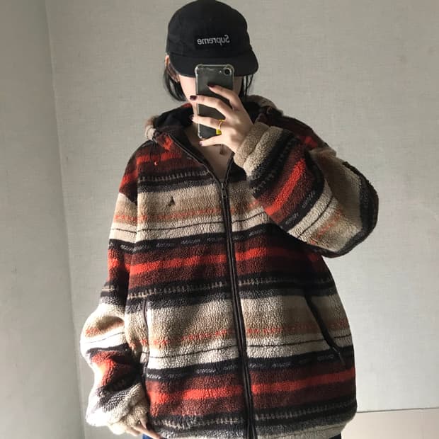 빈폴 노르딕 누빔 후리스