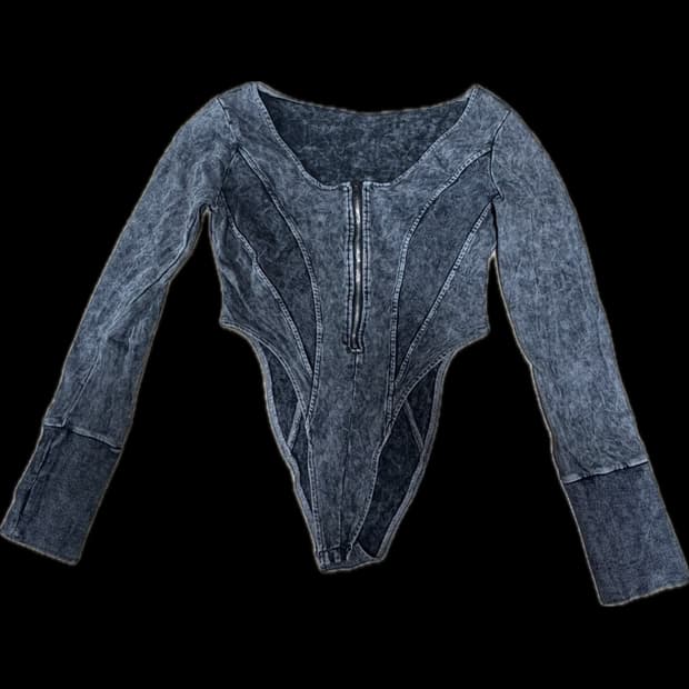 슬림핏 그런지 바디 슈트