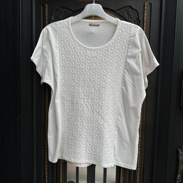 made in rejoicing lace tee