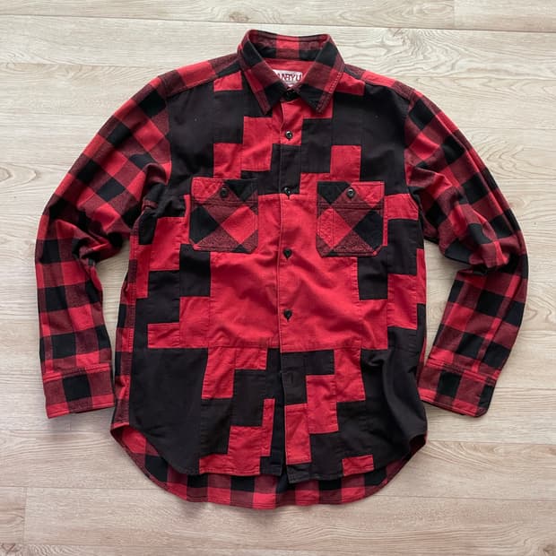 꼼데가르송x간류 기모셔츠