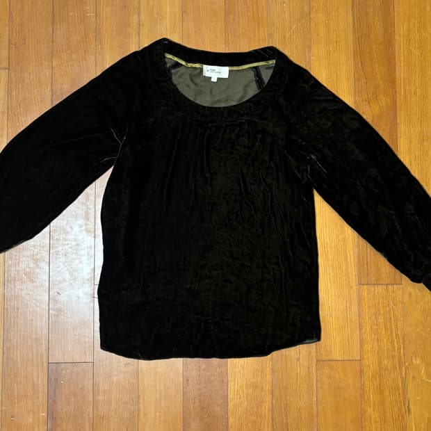 이자벨 마랑 벨벳 실크 티셔츠