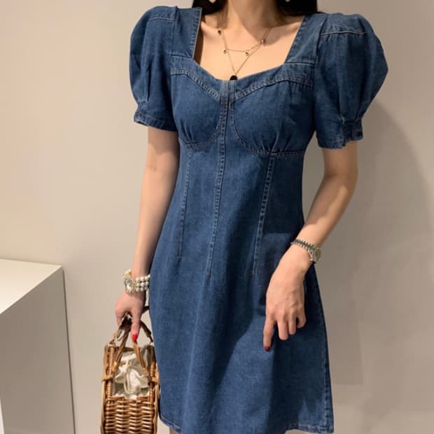 데님 원피스