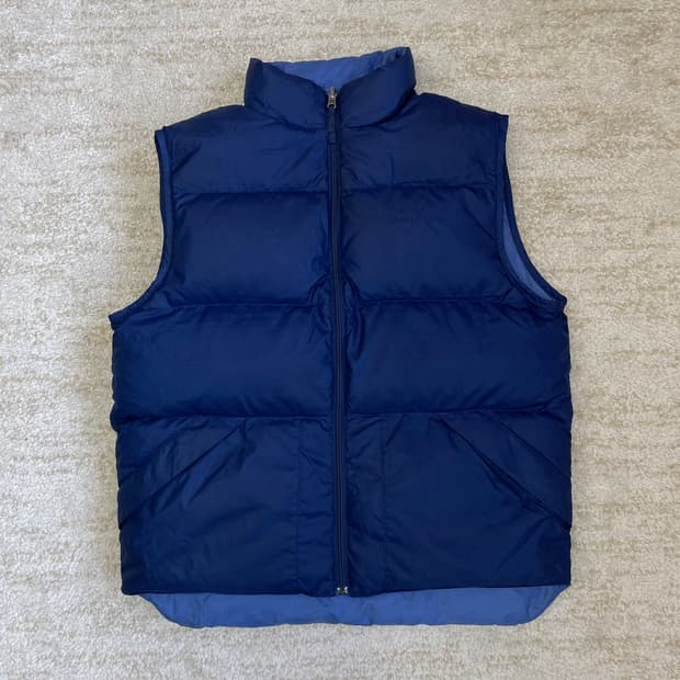 [M]00s L.L Bean 구스 다운 리버시블 패딩 베스트 조끼