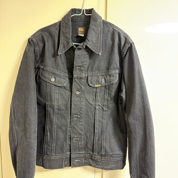 RRL lot 271 블랙 데님자켓 M