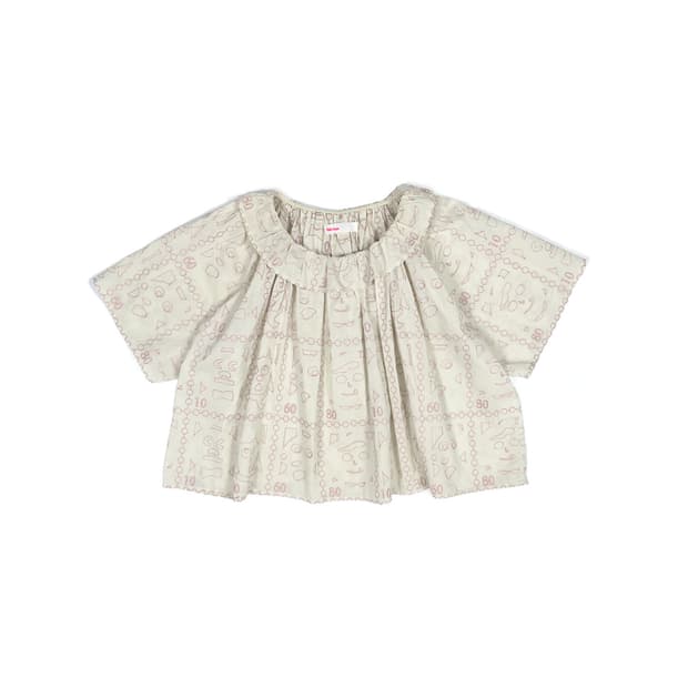 Ne-net frill blouse