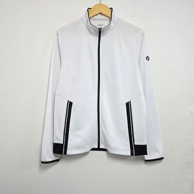 L) Asics 아식스 올드스쿨 화이트 져지 트랙탑