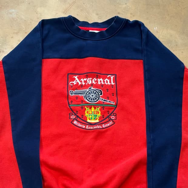 S 아디다스 01/02 아스날 배색 맨투맨