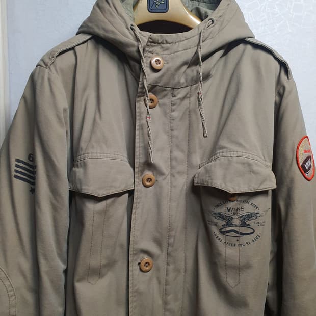 반스 밀리터리 된장자켓 