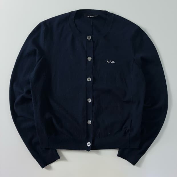 A.P.C 아페쎄 라미안 네이비 가디건