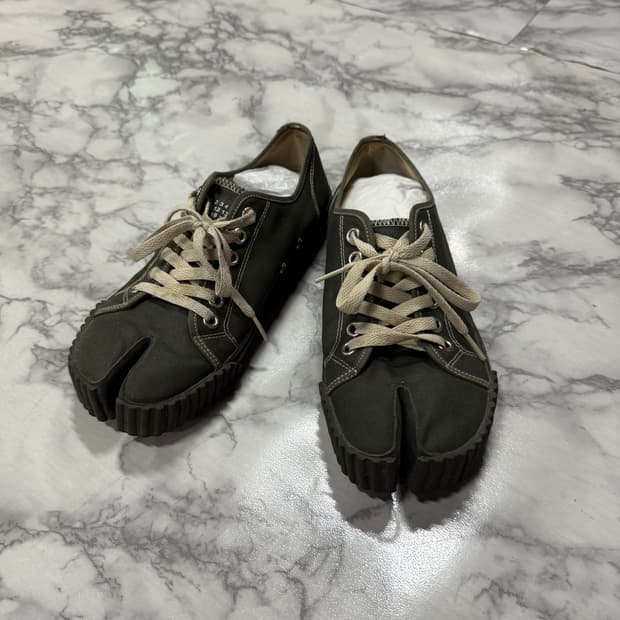 22 s/s 메종 마르지엘라 컨버스 타비 카키 그린 39