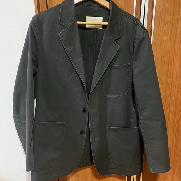 포터리 워시드 스포츠 자켓 차콜 [2]