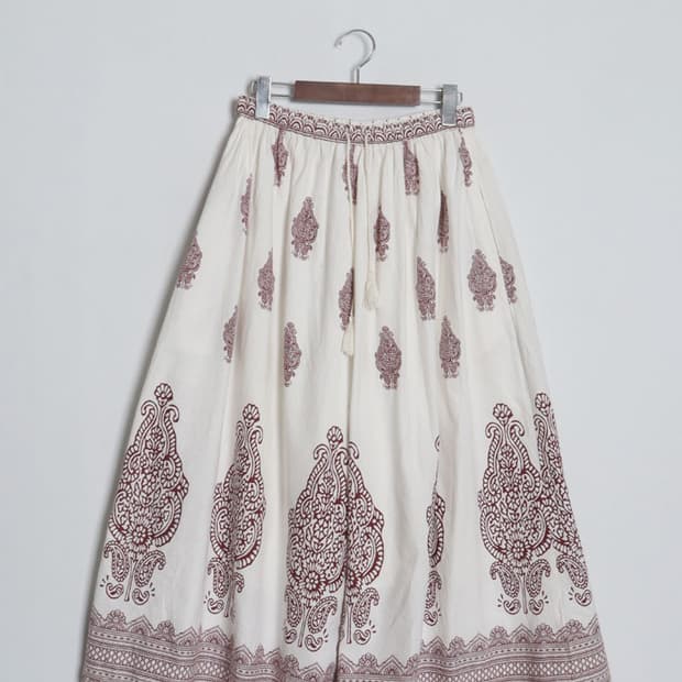 amina Pattern Pant Skirt (27~28)