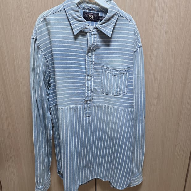 RRL 풀오버 데님 셔츠